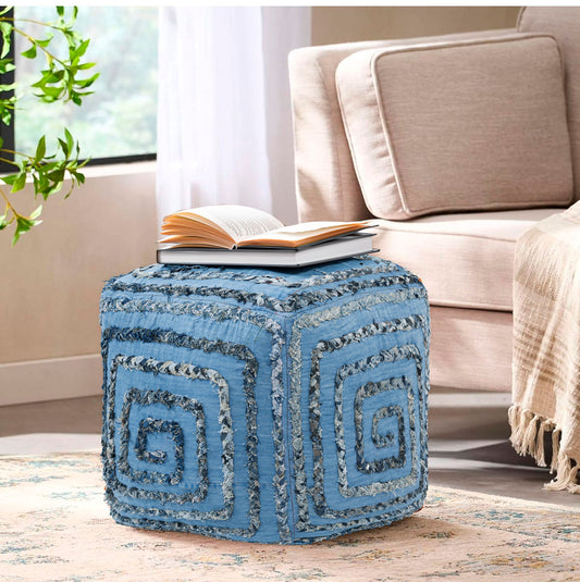 Woven Pouf Living Room
