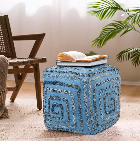 Woven Pouf Living Room