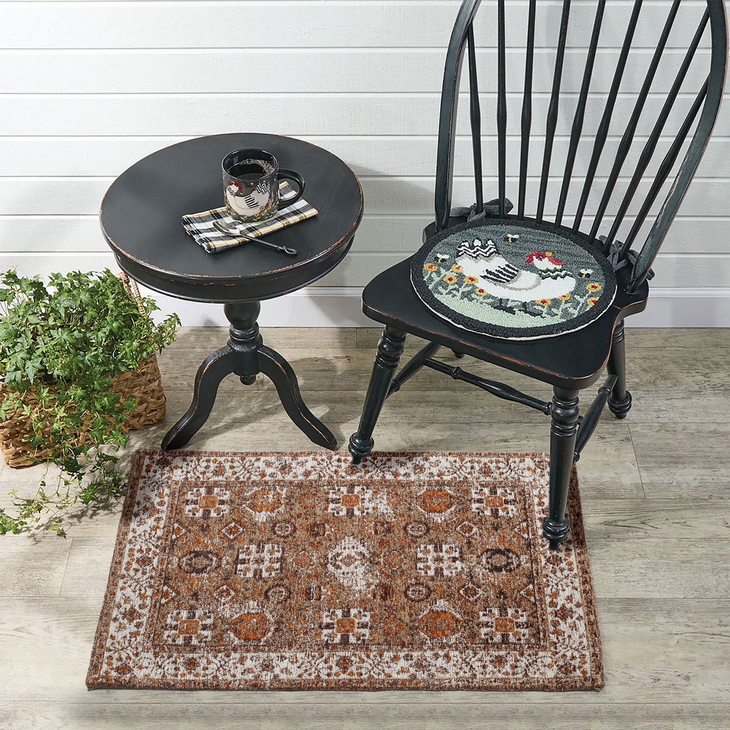 Micro Polyester Woven Rug