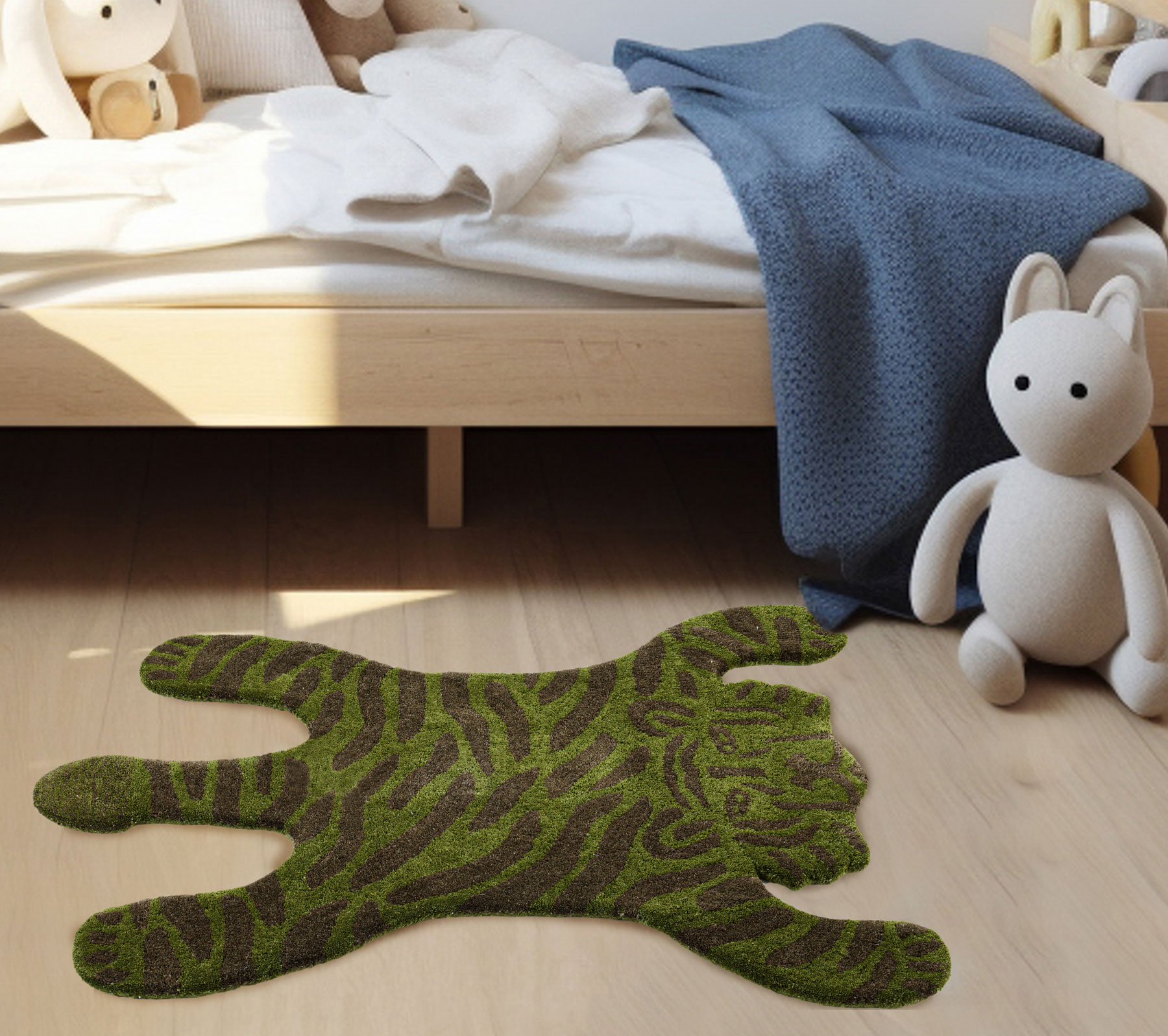 Green Lion Rug